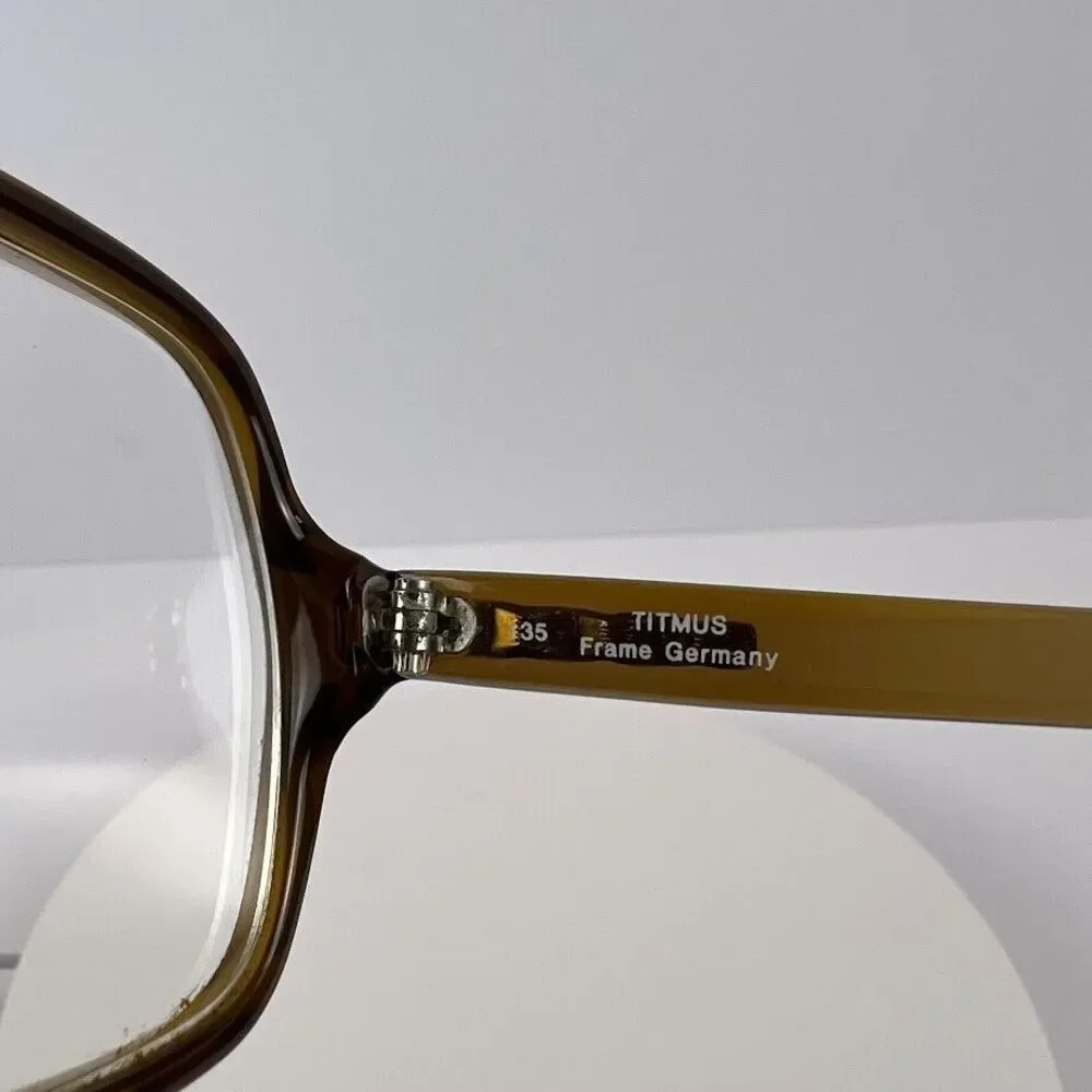 VINTAGE Titmus Optyl Germany Sunglasses Frames Only 238 54-20E T1002 BK2‎ 135